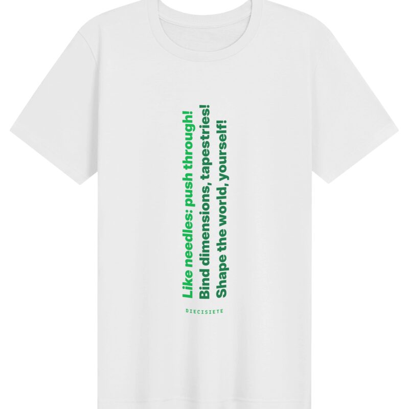 DIECISIETE Typography Tee