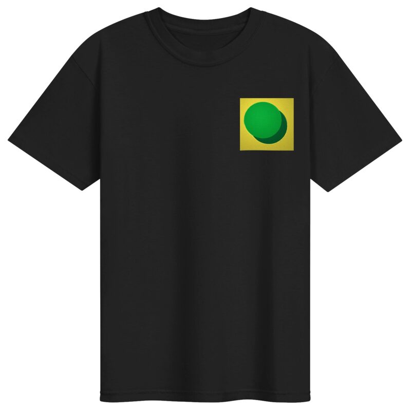 ZURC Blank Embroidered T-Shirt YELLOW + GREEN LOGO