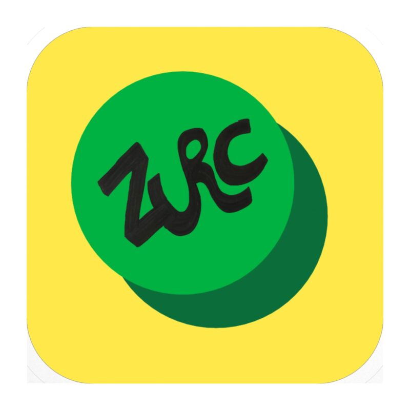ZURC Logo Yellow Kiss Cut Sticker