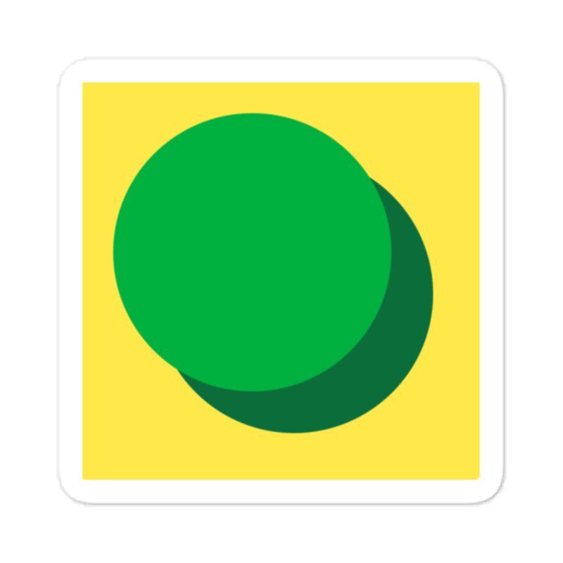 ZURC Sticker YELLOW - Die-Cut, Blank
